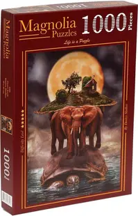 Puzzle Magnolia din 1000 de piese - Planeta Pământ