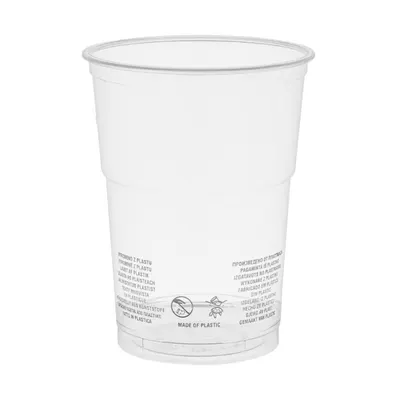 Pahare rPET Transparente Top, 95 mm, 300 ml, 50 Bucati