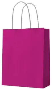 Sacosa de cadou S. Cool - kraft, ciclamen, М