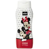 Gel Dus si Sampon 2 in 1 Air Val Mickey&Minnie, 500 ml