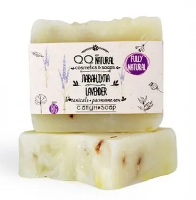 Săpun natural QQ Natural cu lavandă, 100 g