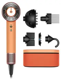 Uscător de păr Dyson – HD16 Supersonic Nural, 1600W, Straight+Wavy, Ceramic Apricot/Topaz