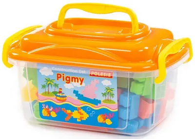 Constructor Polesie - Pigmy, 60 piese, în cutie