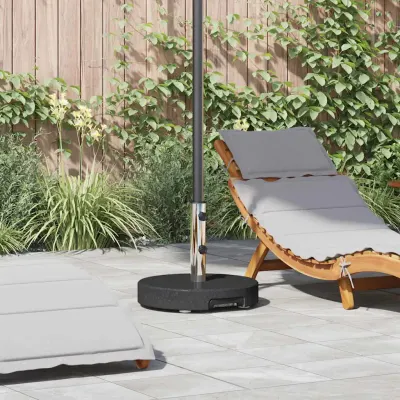 vidaXL Bază pentru umbrelă Negru Ø 45 x 37.5 cm Granit