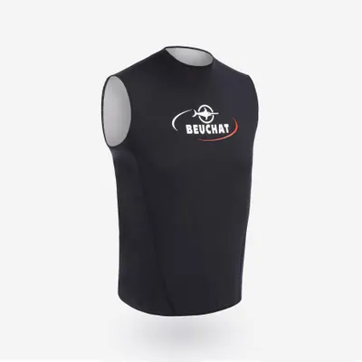 Maiou neopren scufundări 2,5 mm Negru Bărbați