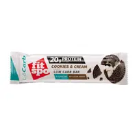 Baton proteic cu biscuiti si frisca Locarb, 60g, FitSpo