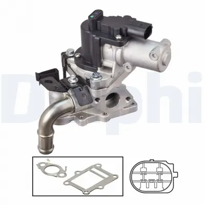 Supapa Egr Potrivit Hyundai I40 I, I40 I Cw, Ix35; Kia Carens Iv, Optima, Sportage Iii 1.7d 09.10