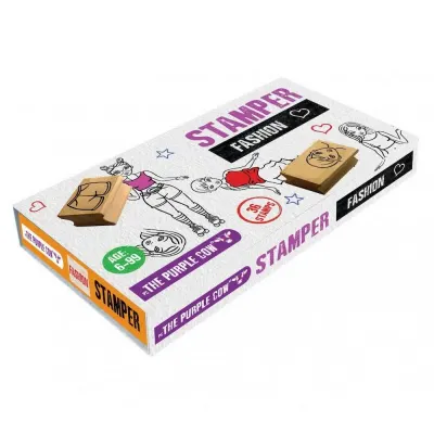 Set 36 stampile, Colectii de moda, tusiera, 6 ani +