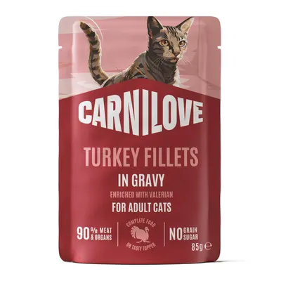 Carnilove Cat Pouch Gravy Turkey & Valerian 85 g
