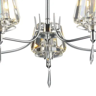 Plafoniera Selina 5 Light Semi Flush Polished Chrome