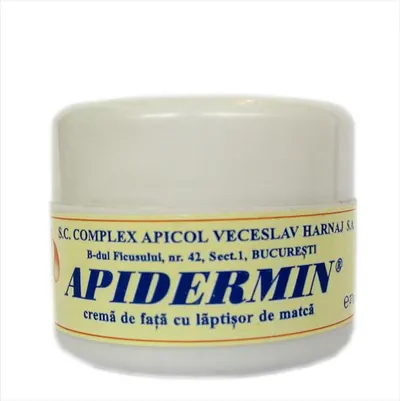 Crema Apidermin cu laptisor de matca, Complex Apicol | 30 ml