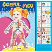 Carte cu sunete. Corpul meu. Romana si Engleza