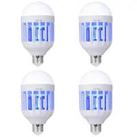 Set 4 x Bec antiinsecte, lampa UV impotriva tantarilor