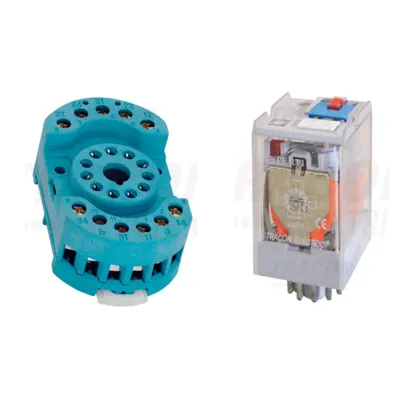Pachet Soclu Releu RS90-23 + Releu Industrial RT11 110DC 3CO - Control Puternic DC