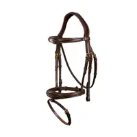 Dy'on Anatomic Flash Noseband Hoofdstel - D Collection Bruin