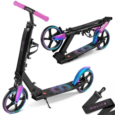 Trotinetă urbană pentru copii, adolescenți și adulți Movino Infinity BNeochrome