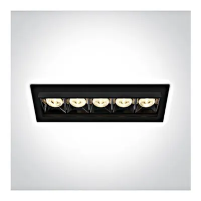 Troja L LED 20W 1600lm 3000K 38° 220-240V IP20 negru