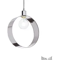 Lustra Anello Big, 1 bec, dulie E27, D:300mm, H:600/1500mm, Crom
