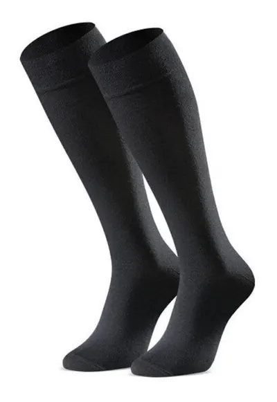 Sosete simple trei sfert S027 - Gri grafit