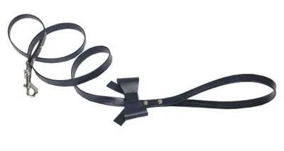 Lesa ecopiele, neagra, eleganta, cu decor fundita, lungime 5 m