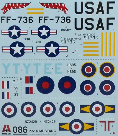 Kit de construit - Avion F51D Mustang