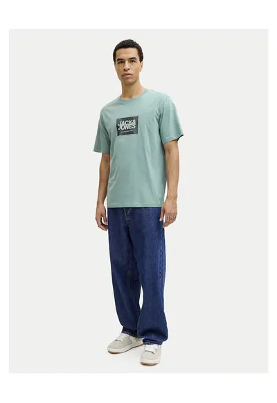 Tricou de Barbati - din Bumbac organic - Turcoaz