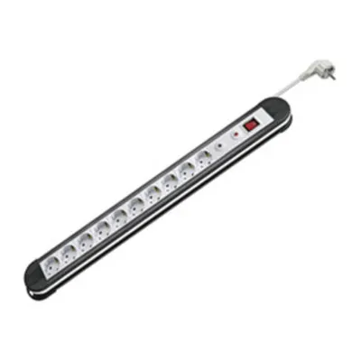 PDU cu protectie la supratensiune,10 prize Schuko,16A,1,4m