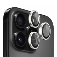 Folie de protectie Camera Spate Blueo Metal Frame pentru Apple iPhone 14 Pro Max / 14 Pro, Sticla Securizata, Aurie