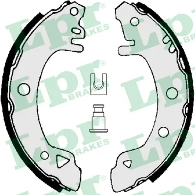 Set saboti frana LPR 01380