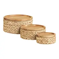 Coșuri de depozitare 3 buc. din zambilă de apă ø 30x15 cm Botofte – House Nordic