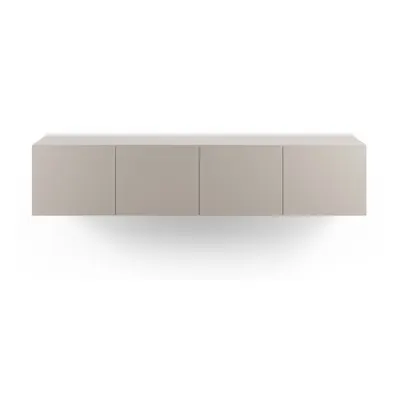 Comodă TV crem 180x38x35 cm Daroca – Marckeric