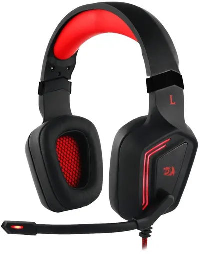 Căști gaming Redragon - Muses 2 H310-1, negru/rosu