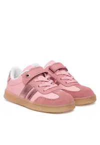 Pantofi copii - piele naturala - roz - sistem inchidere Velcro