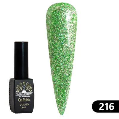 Oja semipermanenta BLACK ELITE, Global Fashion 8 ml, 216 Engros