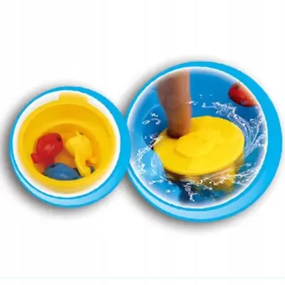 Masuta de joaca cu apa si joc de indemanare copii Matadi 2in1 Fishing cu 2 undite,pestisori si recipiente incluse,mecanism tip moara de apa