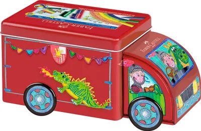 Carioci colorate Faber-Castell Connector - Camion, 33 de culori