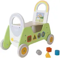 Antemergator din lemn 2 in 1 Classic World - Cu activitati