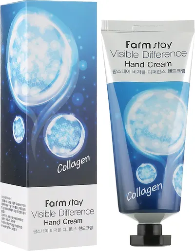 FarmStay Collagen Cremă de mâini Visible Difference, 100 ml