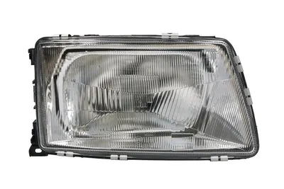 Far fata Dreapta (H4, manual, fara motoras, culoare insert: cromat) potrivit AUDI 100 C3, 200 C3 1982-1990