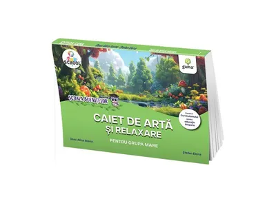 Caiet de artă și relaxare pentru grupa mare - Paperback brosat - Deac Alina Ileana, Ștefan Elena