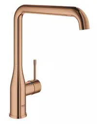 Baterie bucatarie Grohe Essence 30505DA0, 3/8 inch, inalta, tip L, monocomanda, Cupru lucios