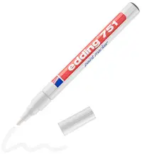 Marker permanent Edding 751 - alb