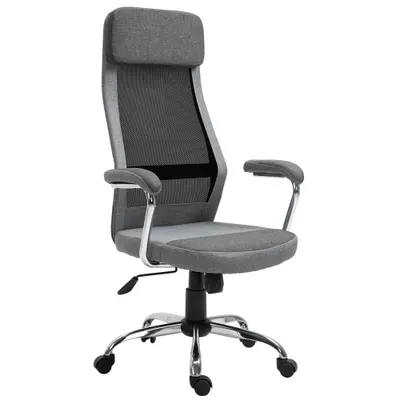 Vinsetto Scaun birou ergonomic, inaltime reglabila, 65x60x119-129cm | Aosom Romania