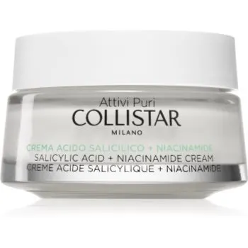 Collistar Attivi Puri Salicylic Acid + Niacinamide crema calmanta cu acid salicilic