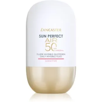 Lancaster Sun Perfect Air 50 Sensitive Mineral lichid protector ultra ușor pentru piele sensibila cu tendinte de inrosire
