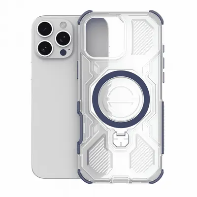 Husa pentru OnePlus 15, Techsuit, Carbon Shield Pro, Albastra