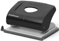 Perforator Erich Krause Elegance - până la 20 foi, negru