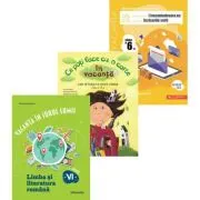 Set 3 caiete pentru vacanta de vara Limba si literatura romana clasa a 6-a