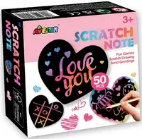 Note scratch Avenir - Inimă, 50 buc