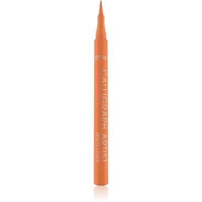 Catrice Calligraph Artist Matte tuș de ochi tip cariocă cu efect matifiant culoare 050 · Setting Sun 1,1 ml